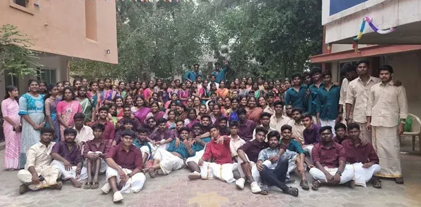 	Students following academic guidelines at Cheran College of Physiotherapy