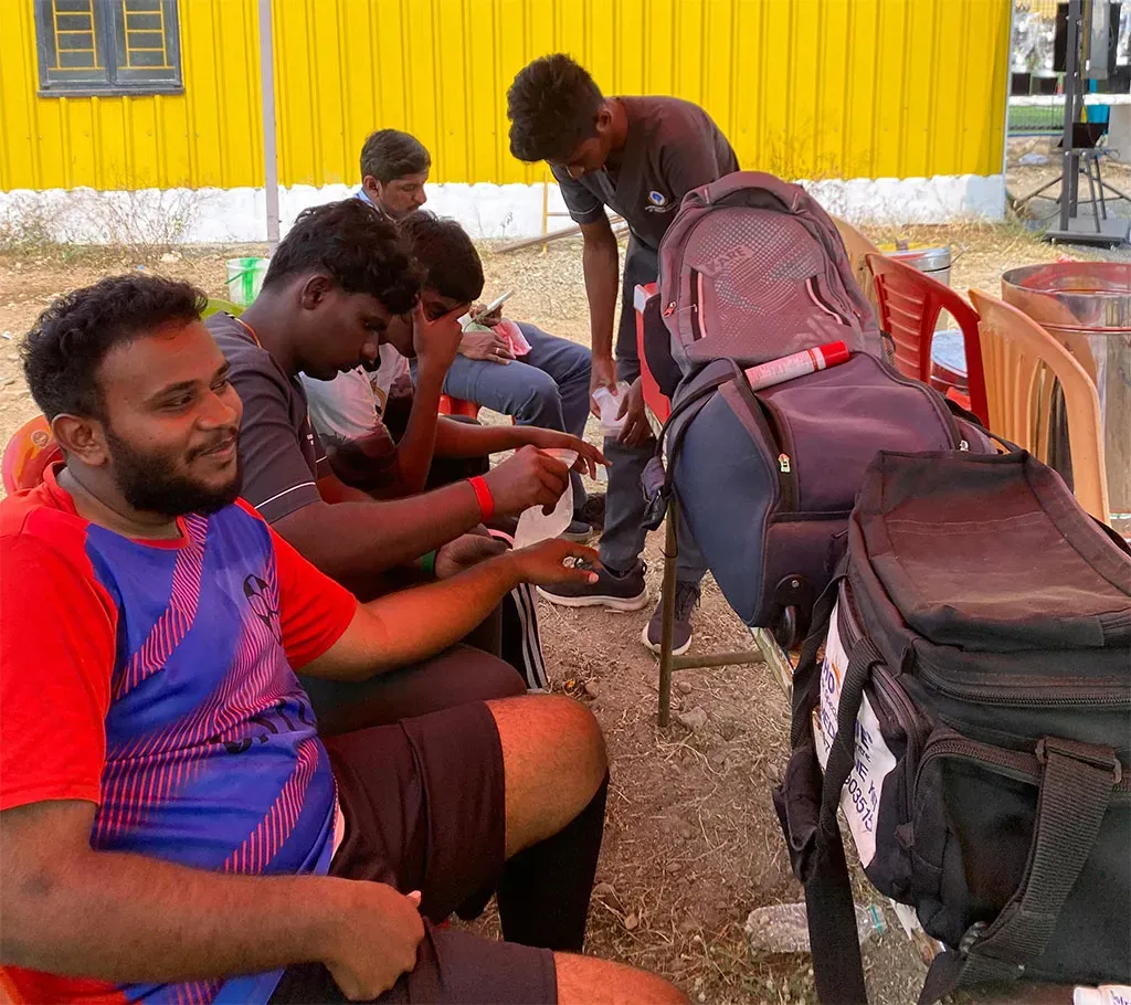 Physiotherapy students gaining clinical exposure through hands-on training